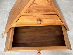 Mid Century MCM Small Triangular Cabinet