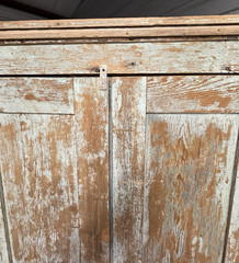 Antique Primitive Corner Cupboard Original Paint 48″ x 64.5″ Found in Atlanta