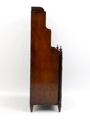 Antique English Mahogany Server Chiffonier Display Cabinet