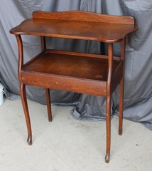 Antique Quarter Sawn Oak Server – original finish
