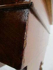 Antique Edwardian Desk Cabinet Quilting Writing Table Gorgeous Exquisite