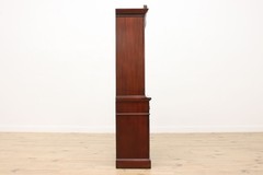 Georgian Vintage Mahogany China Display or Office Bookcase #56225