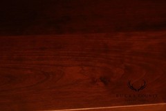 D.R. Dimes Cherry Two Piece Step Back Country Hutch Cabinet