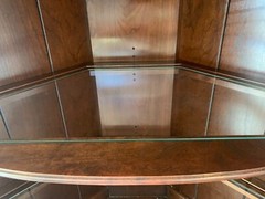 Ethan Allen Wooden Corner China Cabinet