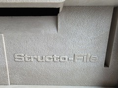 70’s STACKABLE Plastic Structo-File Vintage MCM File Cabinet