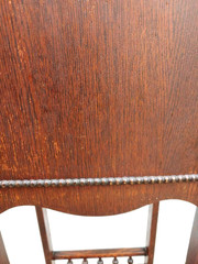 RARE TURN OF THE CENTURY VICTORIAN OAK SHAVING STAND W/ BEVELED MIRROR, KEY…