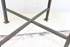 Antique OOAK Handcrafted Iron Stand And Hardware Accent Cabinet Smoking Document