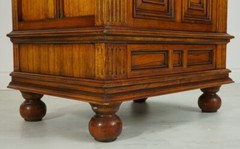 Oak solid wood Dutch style single door Cabinet