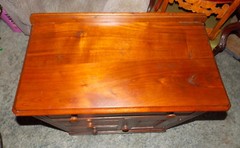 Solid Walnut Washstand / Cabinet (DR31)