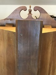 Fruitwood Corner China Cabinet
