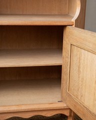1960s Attributed to Henning Kjaernulf Danish Modern Oak Corner Cabinet