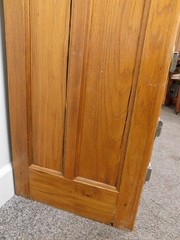 Antique REAL DEAL c1915 ALL Original Oak Ice Box Bar Storage Cabinet Chest VG