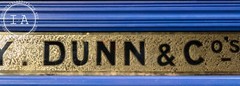 Antique Gray, Dunn & Co. Bakery Display Case in Blue