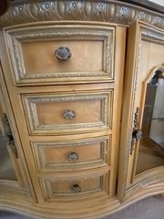 china cabinet, Luxury furniture, marble counter tops, credenza cabinet