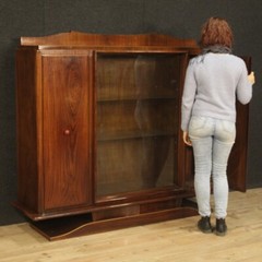 Vitrine bookcase display cabinet Art Deco style furniture wood 900 20th century