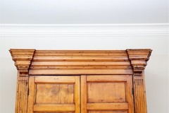 Imposing 19th Century English Pine Cabinet