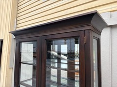 67818 Lexington Nautica Home Curio Cabinet with Glass Doors and Drawers