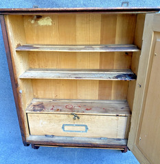 Antique french apothecary cabinet furniture early 1900’s wood