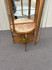 67291 Louuis XV Hand Made Curio Cabinet