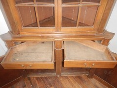 Antique Eastern Shore MD Sussex Co. DE Corner Cupboard Cabinet