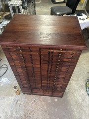 Antique 45 Draw Printers Cabinet/ Local Pickup Only