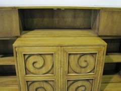 99″ MCM Mastercraft 9 Piece Dresser, Storage Wall Unit; Multiple Configurations