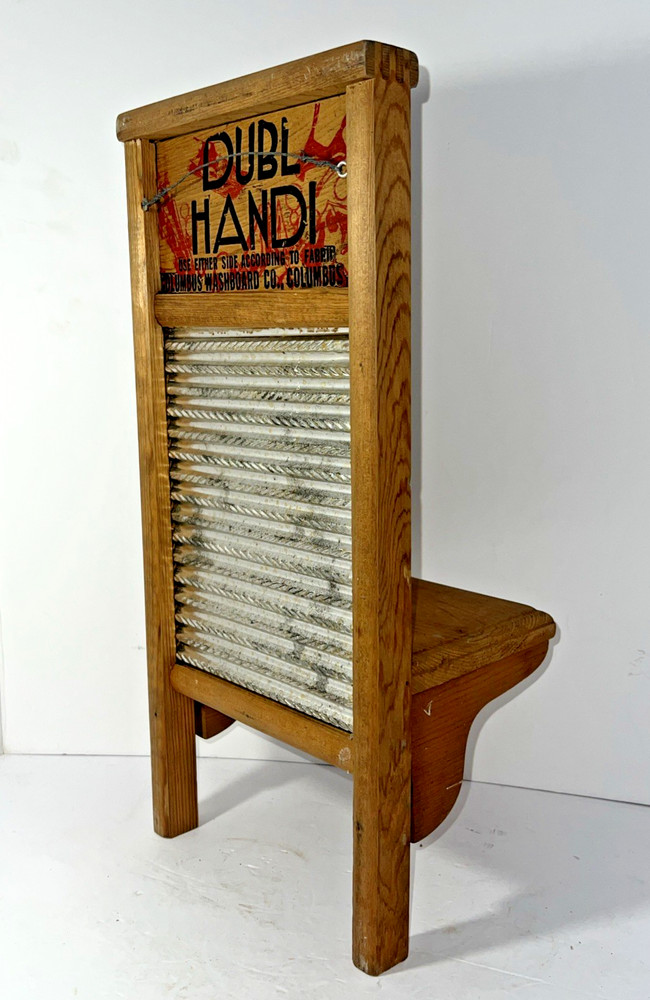 Antique Dubl Handi Washboard Wall Spice/Medicine Cupboard/Cabinet Vintage Shelve