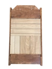 Rustic Solid Wood Hanging Medicine Spice Cabinet Primitive Custom VTG Hearts
