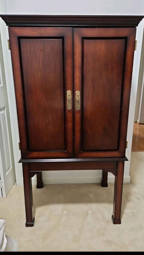 Bombay Company Mahogany finish Cabinet, TV Stand storage