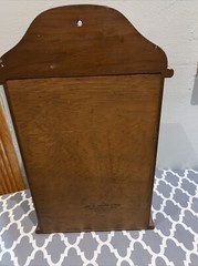 Wooden Wall Hanging Cabinet Vanity Spice Drawers Cupboard Home Decor