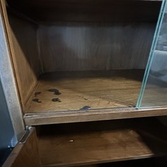 Vtg MCM Merton Gershun for AMERICAN of MARTINSVILLE 57.5” Hutch/Curio/Bookshelf