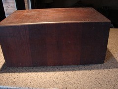 Antique Single Drawer Quarter Sawn Oak Library File Cabinet Dovetailed Quality