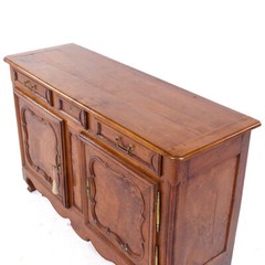 Early 19th Century French Cherry Wood Cupboard Dresser