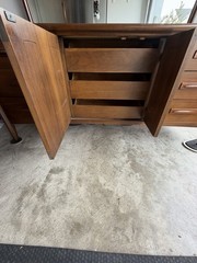 MCM/VTG/💥ANTIQUE Credenza Dresser Sideboard American Metropolitan Furn W/Mirror