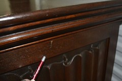 Antique 19th Century Neo-Gothic Oak Buffet Sideboard Cabinet Victorian Carved