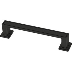 Franklin Brass 10 Pack Matte Black Cabinet Handles 3-3/4 inch for Kitchen