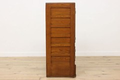 Farmhouse Antique Ash Ice Box Kitchen Pantry or Bar Cabinet #53682