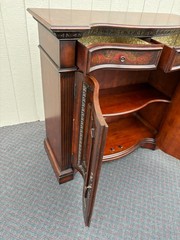 67704 Elegant Traditional Wood Storage Cabinet with Decorative Panels