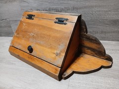 Vintage Style Wooden Corner Hanging Cupboard/Wall Cabinet W Shelves