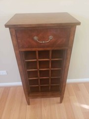 Ethan Allen Vintage Wine Cabinet