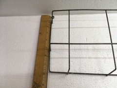 Vintage Sellers Hoosier Cabinet Cookbook Holder Metal Wire Rack Antique Original