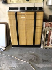 American Cabinet Company Antique Art Deco Medical Dental Cabinet See Description