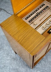 Mid Century Modern Stereo Console Motorola Radio HiFi Record Player Stereophonic