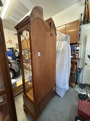 Jasper antique curio cabinet, lighted, solid wood