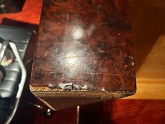 Vintage Mid Century Modern Burled Walnut Cocktail Coffee Table
