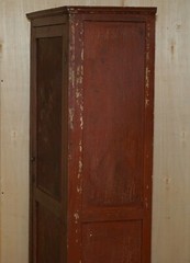 ANTIQUE VICTORIAN ORIGINAL PAINT CIRCA 1880-1900 TOOL SHED CUPBOARD IN PINE
