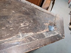 Antique Early Pennsylvania Corner Jelly Cupboard/ Corner Cabinet
