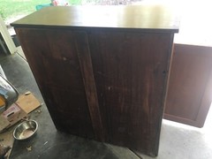 Antique Solid Walnut Country Primitive Jelly Cupboard Cabinet Circa 1850’s