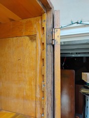 Antique Oak Post Office Cabinet,