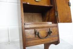 Antique wooden wall cabinet hanging cabinet vintage